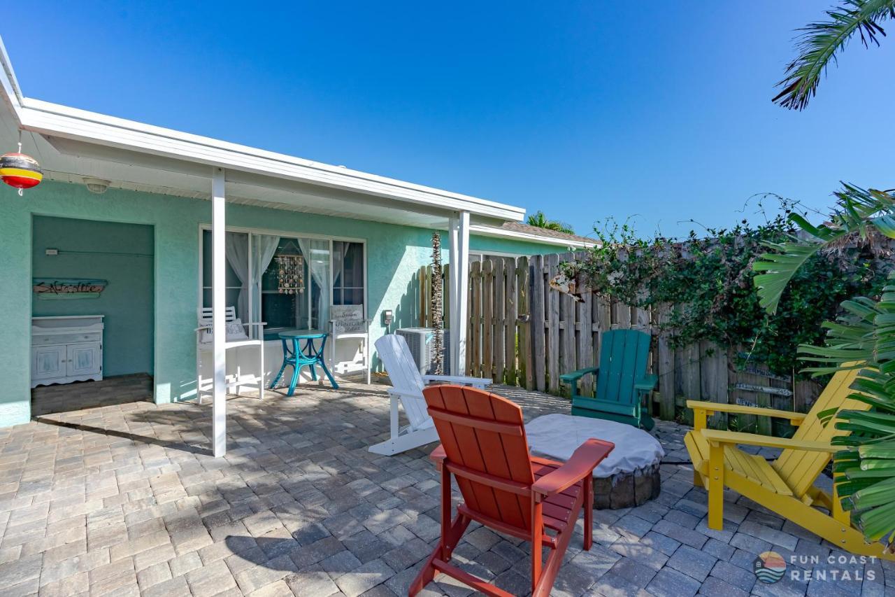 Dog Friendly Home Wprivate Fenced Yard, Garage & Fire Pit Steps To The Beach! New Smyrna Beach Kültér fotó