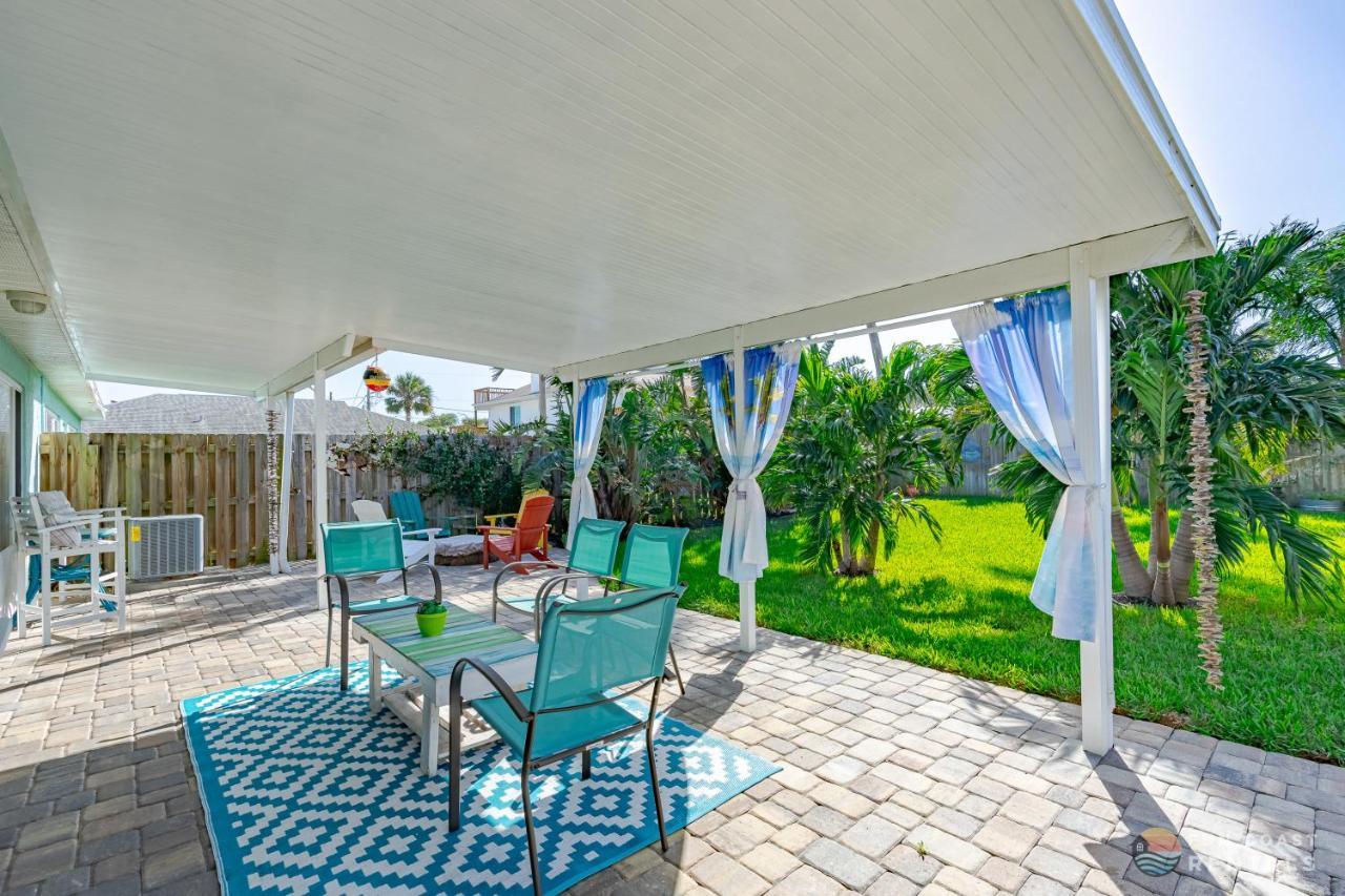 Dog Friendly Home Wprivate Fenced Yard, Garage & Fire Pit Steps To The Beach! New Smyrna Beach Kültér fotó