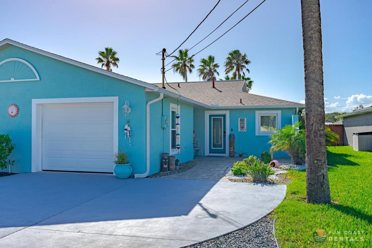 Dog Friendly Home Wprivate Fenced Yard, Garage & Fire Pit Steps To The Beach! New Smyrna Beach Kültér fotó